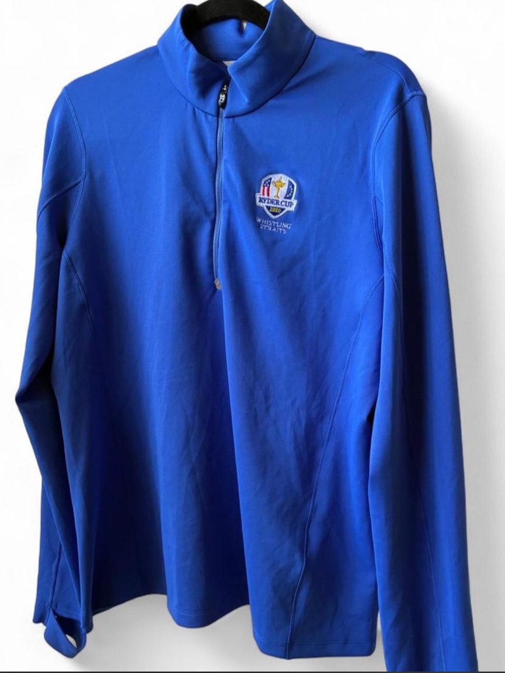 Cutter & Buck Ryder Cup 2020 Whistling Straits quarter zip golf XL DryTec UPF50